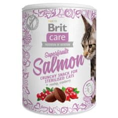 Brit Pochúťka Care Cat Snack Superfruits losos 100g