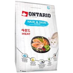 Ontario Krmivo Cat Hair & Skin 2kg
