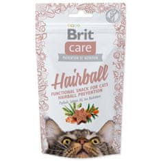 Brit Pochúťka Care Cat Snack Hairball 50g