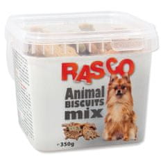 RASCO Pochúťka sušienky zvieratká mix 5cm 350g