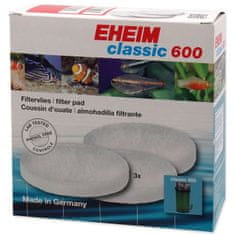 EHEIM Náplň vata filtračná jemná Classic 600 3ks