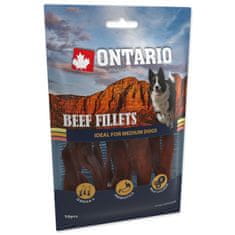 Ontario Pochúťka hovädzie filety 12,5cm 10ks