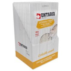 Ontario Pochúťka lízacie kura + multivitamín 5x14g