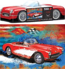 EuroGraphics Puzzle v plechovej krabičke Corvette 550 dielikov