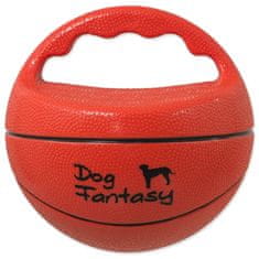 Dog Fantasy Hračka Ball lopta s rukoväťou pískacia 15cm