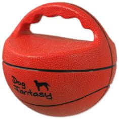Dog Fantasy Hračka Ball lopta s rukoväťou pískacia 15cm