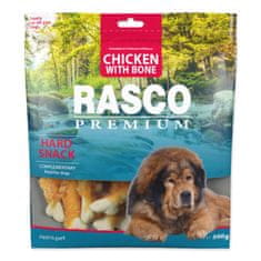 RASCO Pochúťka Premium kuracím obalené kosti 500g