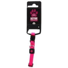 ACTIVE DOG Obojok Premium XS ružový 1x21-30cm