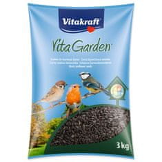 Vitakraft Slnečnica Garden čierna 3kg