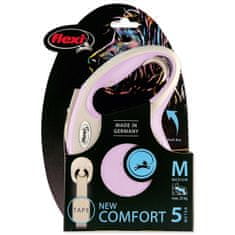 Flexi Vodítko New Comfort páska M ružové 5m