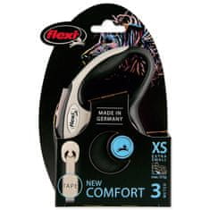 Flexi Vodítko New Comfort páska XS čierne 3m