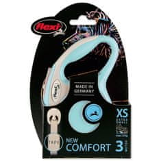 Flexi Vodítko New Comfort páska XS svetlo modré 3m