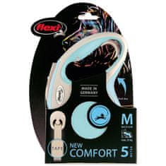 Flexi Vodítko New Comfort páska M svetlo modré 5m