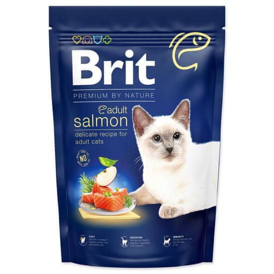 Brit Krmivo Premium by Nature Cat Adult Salmon 1,5kg