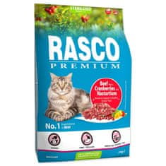 RASCO Krmivo Premium Sterilized hovädzie s brusnicou a kapucínkou 2kg