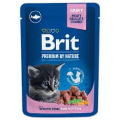 Brit Kapsička Premium Cat Kitten ryba 100g