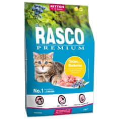 RASCO Krmivo Premium Kitten kura s čučoriedkou 2kg