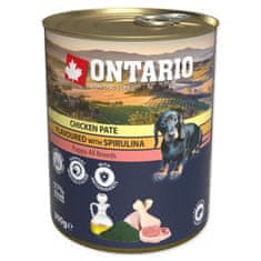 Ontario Konzerva Puppy kura so spirulinou, päté 800g