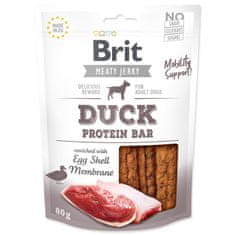 Brit Pochúťka Jerky Protein Bar kačica 80g