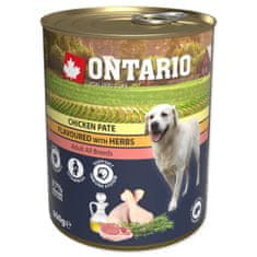 Ontario Konzerva kura s bylinkami, päté 800g