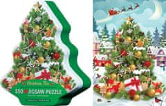 EuroGraphics Puzzle v plechovej krabičke Vianočný stromček 550 dielikov