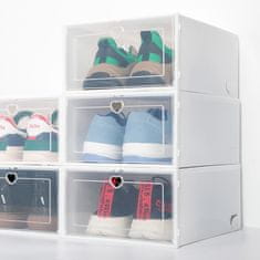 Sofistar Priehľadný úložný box na topánky (12 ks) + 12 kusy ZADARMO