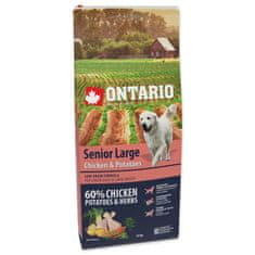Ontario Krmivo Senior Large Chicken & Potatoes 12kg