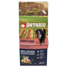 Ontario Krmivo Adult Large Chicken & Potatoes 12kg