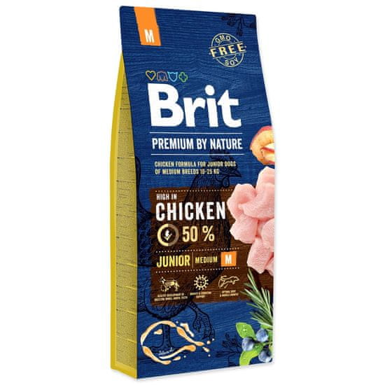 Brit Krmivo Premium by Nature Junior M 15kg