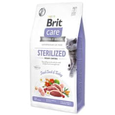 Brit Krmivo Care Cat Grain-Free Sterilized Weight Control 7kg