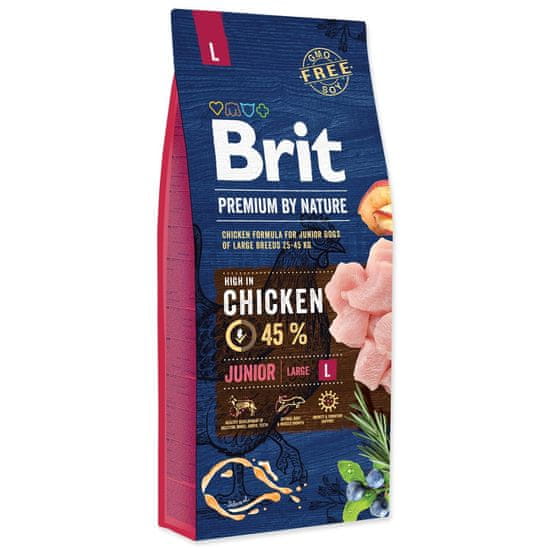 Brit Krmivo Premium by Nature Junior L 15kg