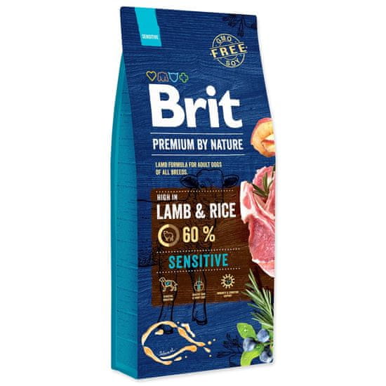 Brit Krmivo Premium by Nature Sensitive Lamb 15kg