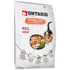 Ontario Krmivo Cat Sterilised Salmon 6,5kg