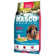 RASCO Krmivo Premium Adult Large kura s ryžou 15kg
