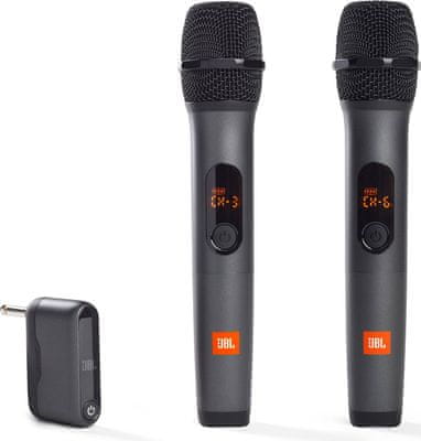 moderní mikrofony jbl k partyreproduktoru jbl skvělý zvuk rychle nabíjení