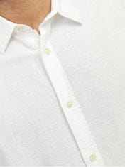 Pánska košeľa JJESUMMER Comfort Fit 12248383 White (Veľkosť XL)
