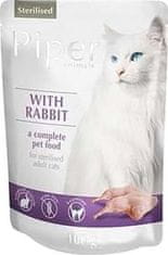 Piper PIPER CAT kapsička pro sterilizované kočky, s králíkem, 100g