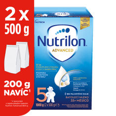 Nutrilon 5 Advanced batoľacie mlieko 6 x 1 kg, 35+