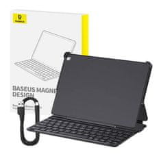 BASEUS Magnetické pouzdro s klávesnicí Baseus Brilliance pro Pad 10,2" (černé)