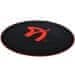 Arozzi Zona Floorpad Red/ ochranná podložka na podlahu/ guľatá 121 cm priemer/ čierna s červeným logom