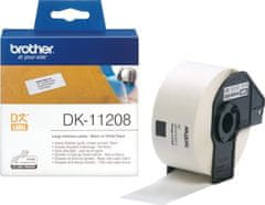 BROTHER papírové štítky DK-11208/ QL/ široké adresy/ 400ks/ 38 x 90mm