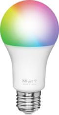 TRUST Trust Smart WiFi LED RGB&white ambience Bulb E27 - barevná