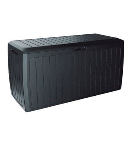 Prosperplast Záhradný box BOXE BOARD antracit 116cm - 290L
