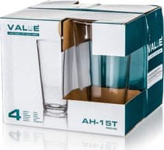 Value Sada sklenic VALUE 480 ml, 4 ks