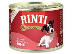 Finnern Gold konzerva pro psy hovězí kousky 185g