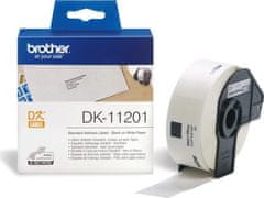 BROTHER papírové štítky DK-11201/ QL/ standardní adresy/ 400ks/ 29 x 90mm