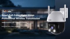 Tenda Tenda CH3-WCA - Venkovní otočná IP65 Wi-Fi FullHD kamera, noční LED, audio, detekce pohybu, CZ app
