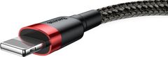 Noname Baseus Cafule nabíjecí / datový kabel USB na Lightning 1,5A 2m, červená-černá