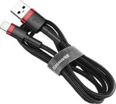 Noname Baseus Cafule nabíjecí / datový kabel USB na Lightning 1,5A 2m, červená-černá