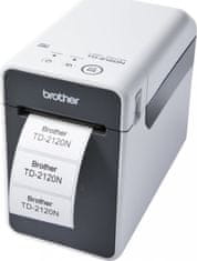 BROTHER tiskárna samolepících štítků TD-2120N/ 203 dpi/ USB/ RS-232/ Síť